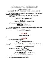 Bài tập Sinh học lớp 7 - Cơ sở vật chất và cơ chế di truyền ở cấp độ phân tử